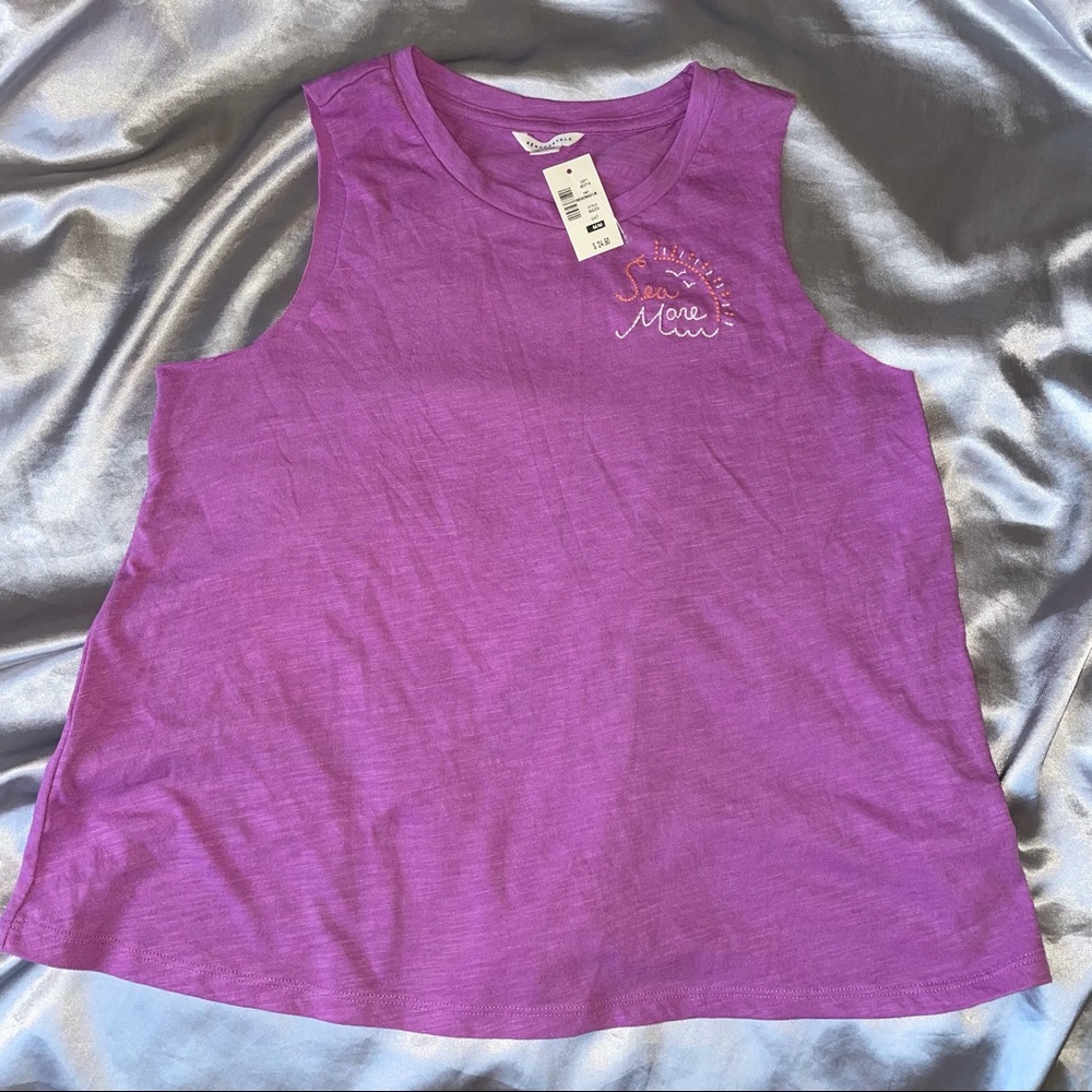 NWT purple aeropostale sea more muscle tank